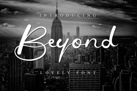 Beyond: A Sweet Handwritten Font for Joyful Designs