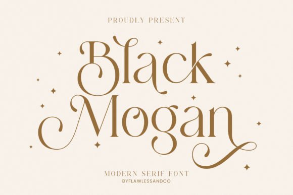 Black Mogan: Elevate Your Designs with Modern Serif Elegance