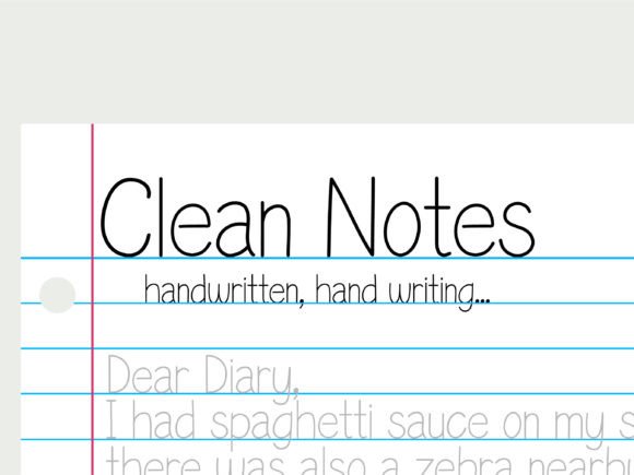 Clean Notes: Beautiful Handwriting for Your Digital Life