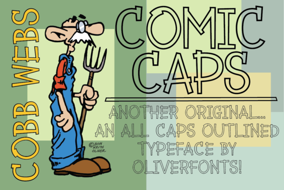 Comic Caps: A Fun Display Font for Creative Designs