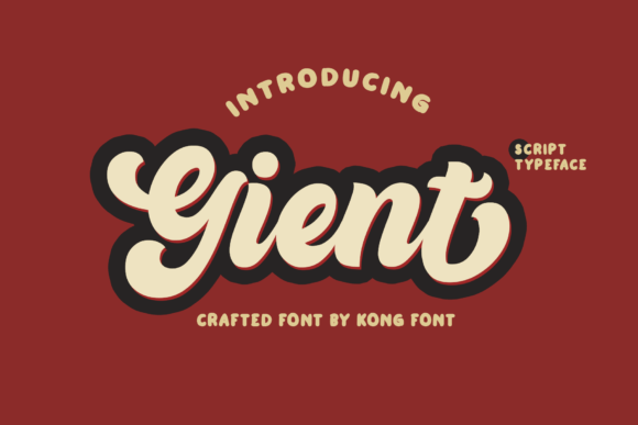 Discover Gient: A Playful Handwritten Font for Modern Designers