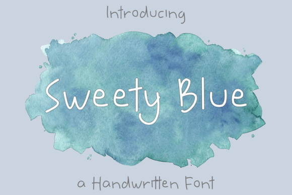 Discover Sweety Blue: A Friendly Handwritten Font for Creative Projects