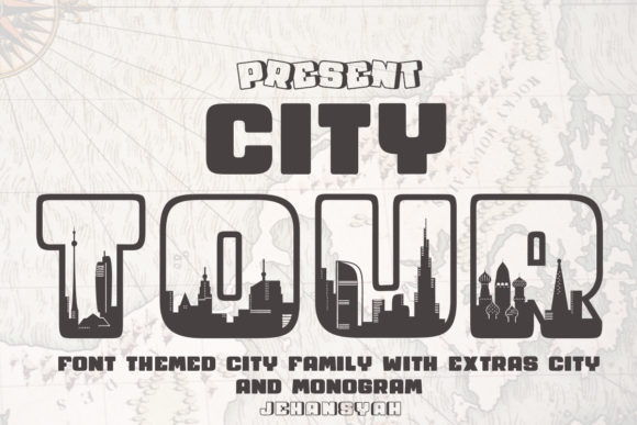 Discover the City Tour Display Font for Your Designs