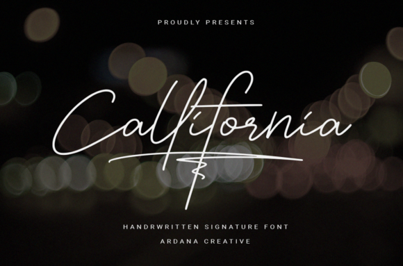 Discover the Elegant Callifornia Handwritten Font