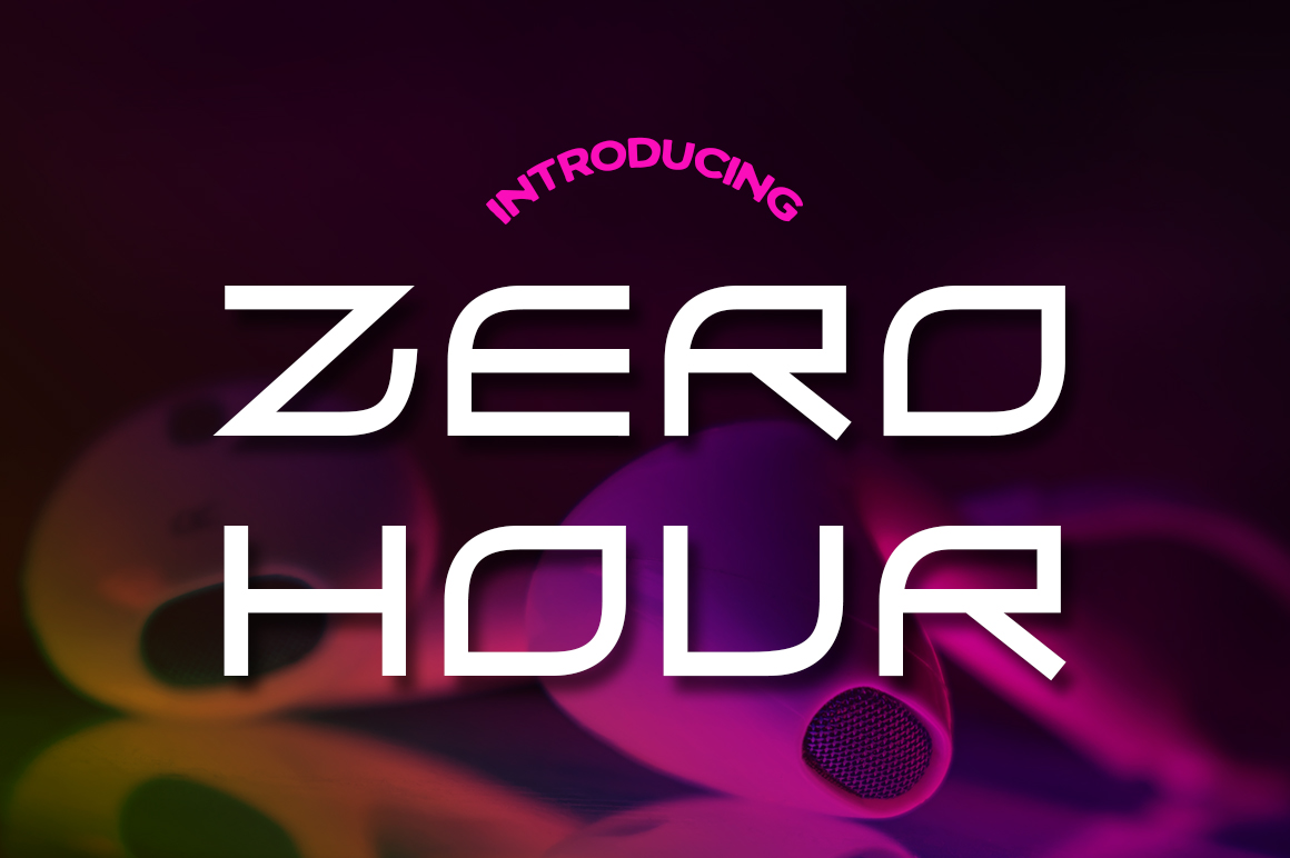 Discovering Zero Hour: A Bold Digital Typeface