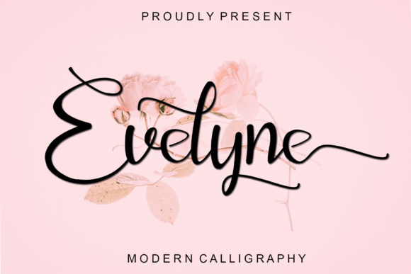 Evelyne: A Sweet Modern Script Font for Elegant Designs