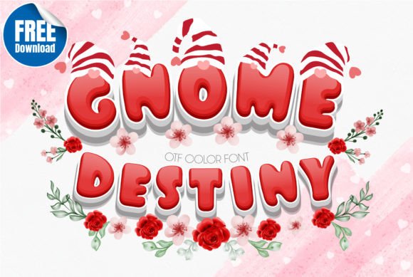 Gnome Destiny: A Sweet Color Font for Creative Projects
