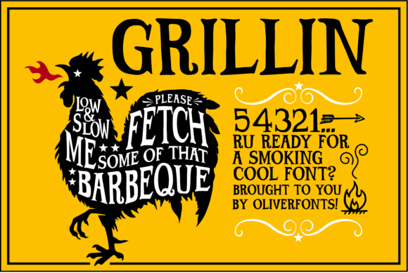 Grillin: A Fun and Powerful Display Font