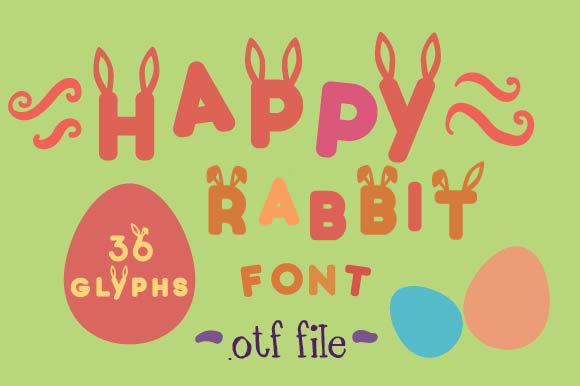 Happy Rabbit: The Playful Font for Spring and Beyond