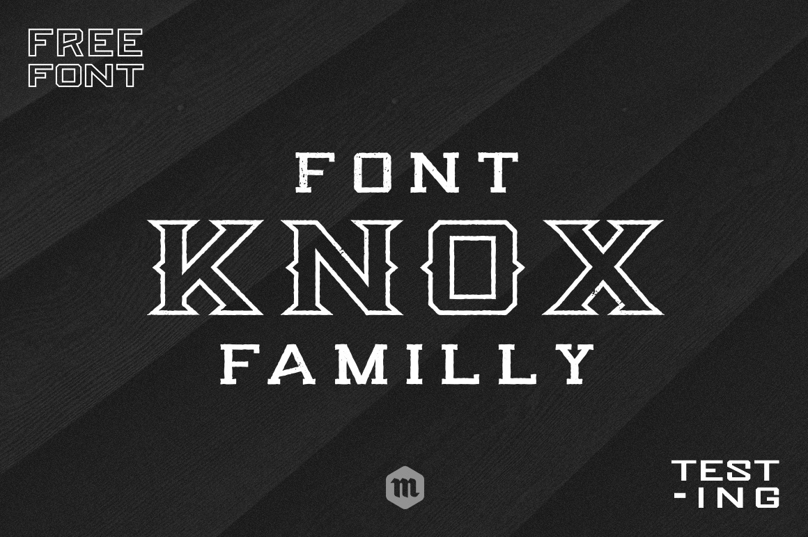 Knox: A Free Display Font for Modern Design