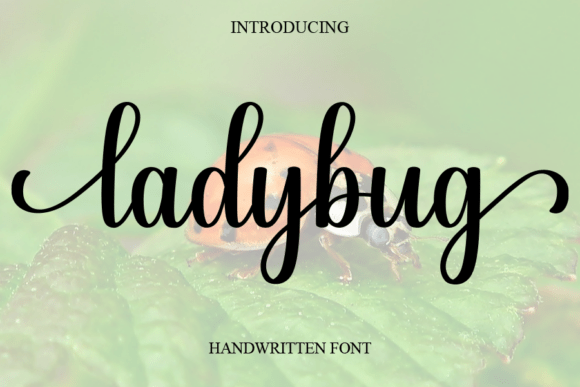 Ladybug: A Sweet and Cursive Handwritten Font
