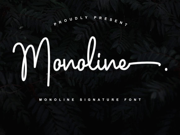 Monoline: The Elegant Signature Script Font