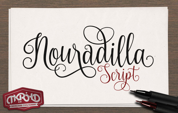 Nouradilla Script Free Version: Elegant Handwriting Font