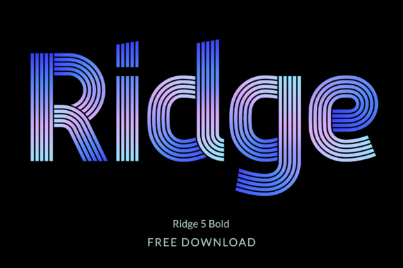 Ridge 5 Bold: A Versatile Multi-Line Typeface for Modern Design