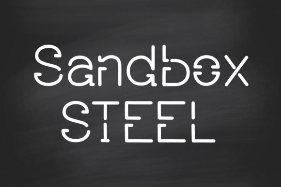 Sandbox Steel: The Modern Display Font for Sharp Designs