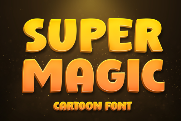 Super Magic: A Playful Display Font for Creative Projects
