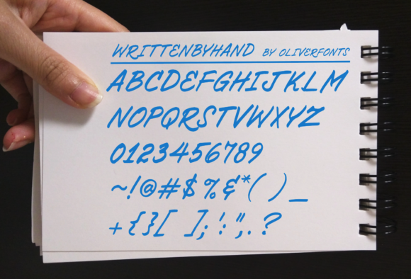 Written by Hand: A Casual All Caps Script Font for Authentic Designs