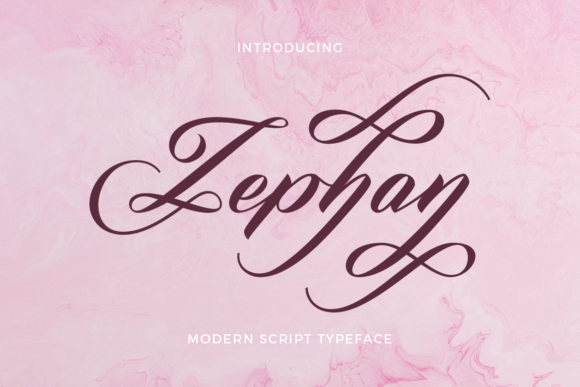Zephan: A Timeless Script Font for Modern Design
